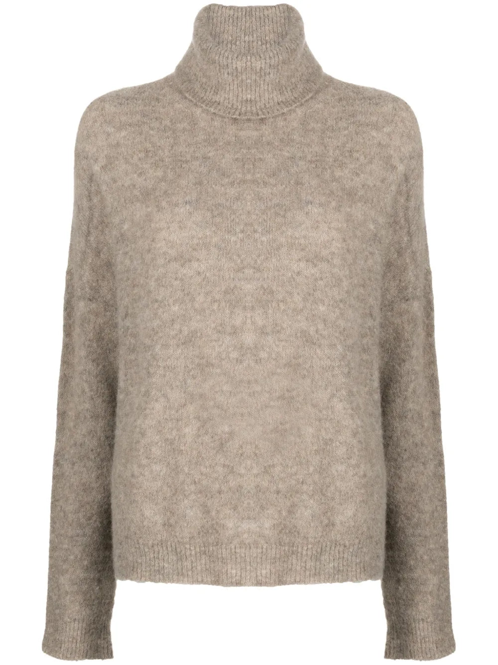 Roll-Neck Drop-Shoulder Jumper