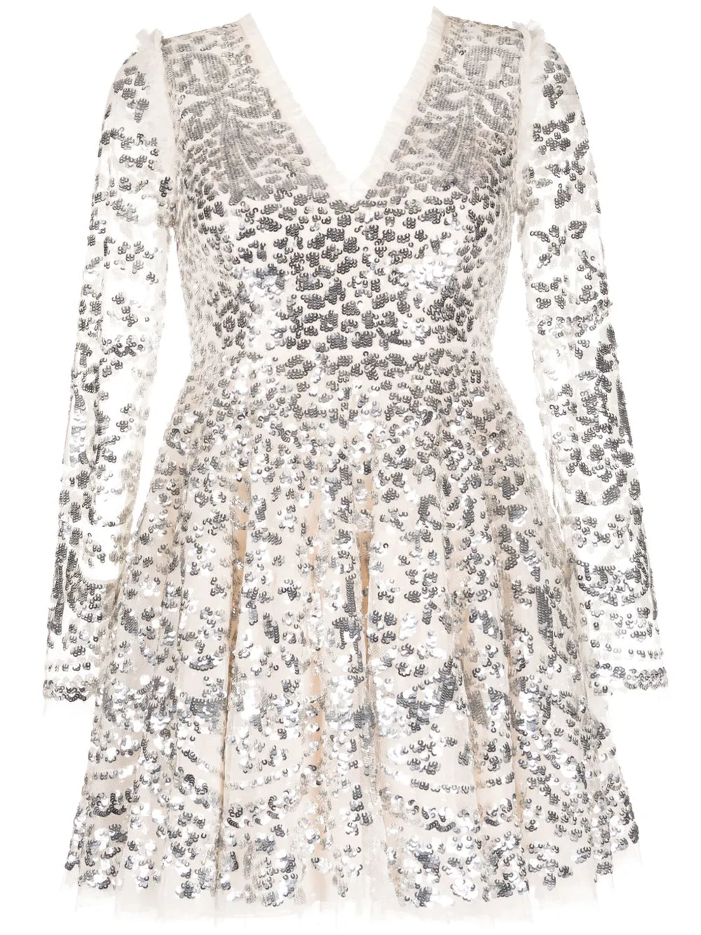 Embellished Chandelier Minidress