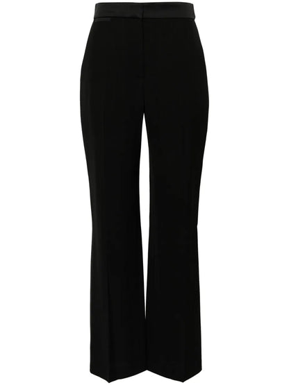 Pressed-Crease Long-Length Straight-Leg Trousers