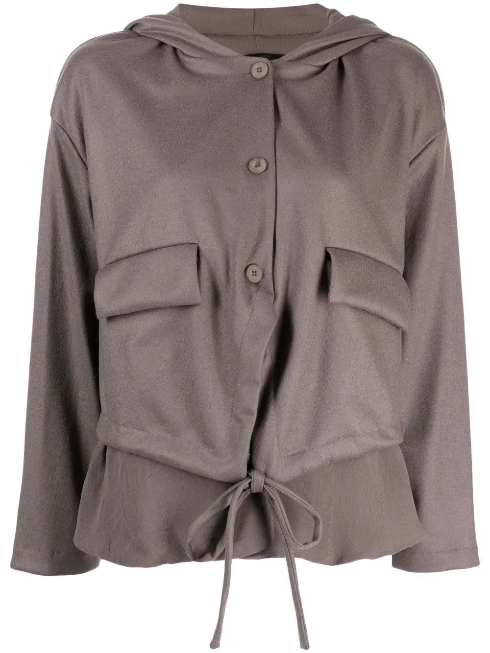 Layered Hooded Jacket