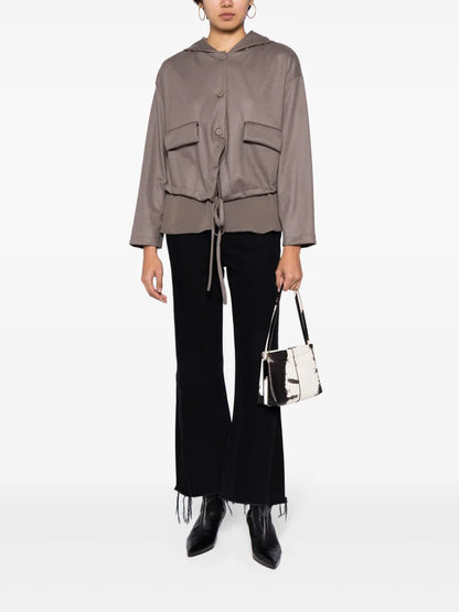 Layered Hooded Jacket