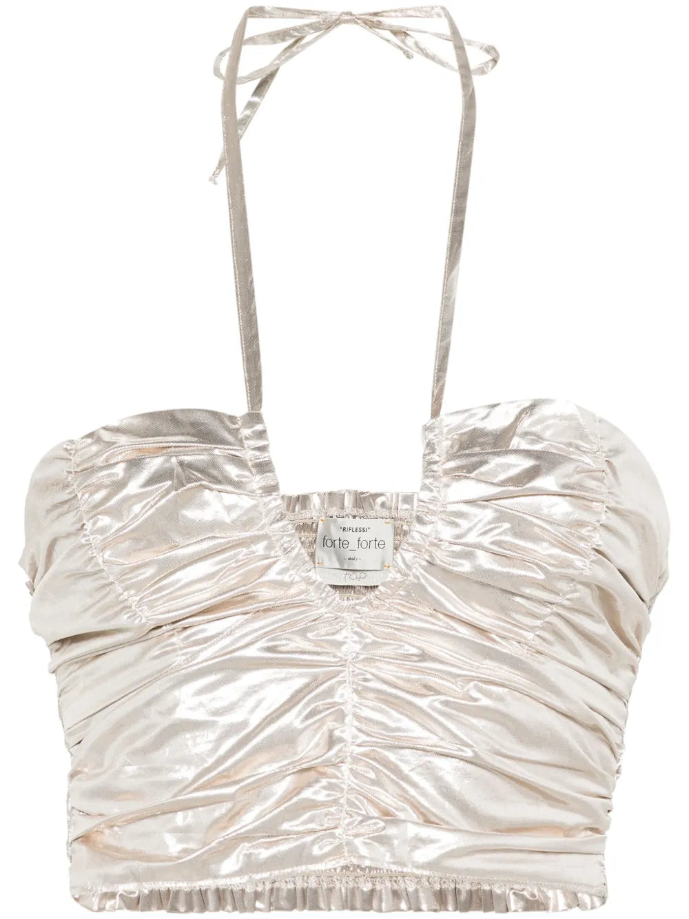 Ruched Halterneck Blouse