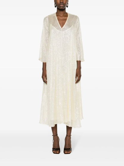 Lurex Kaftan Maxi Dress