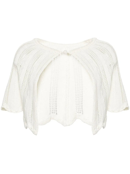 Ribbed-Knit Cotton Miniskirt