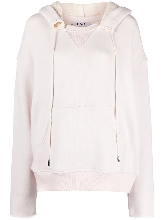 Ripped Cotton Hoodie