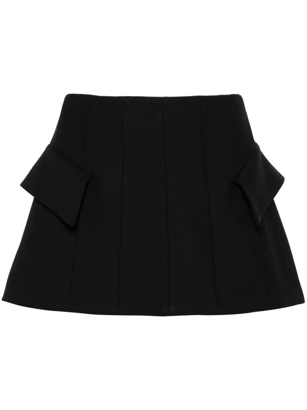 Pleated A-Line Miniskirt