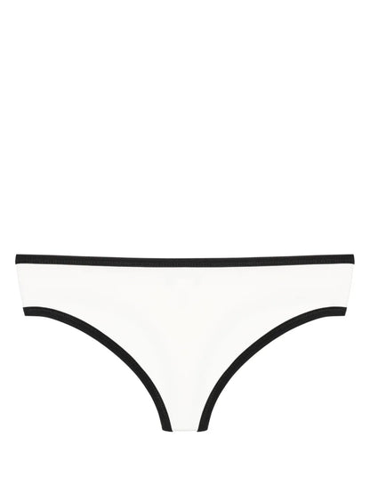 Ligne Contrasting-Trim Bikini Bottoms