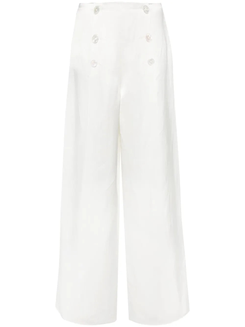 Satin Wide-Leg Trousers