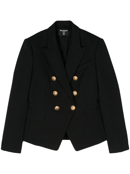 Double-Breasted Wool Blazer