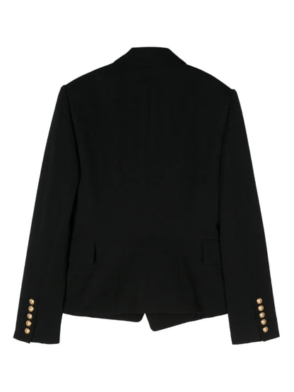 Double-Breasted Wool Blazer