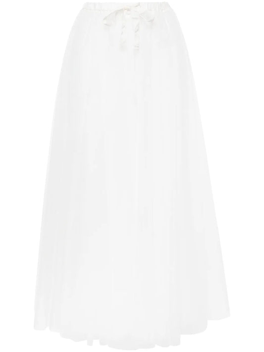 Sheer Tulle Maxi Skirt