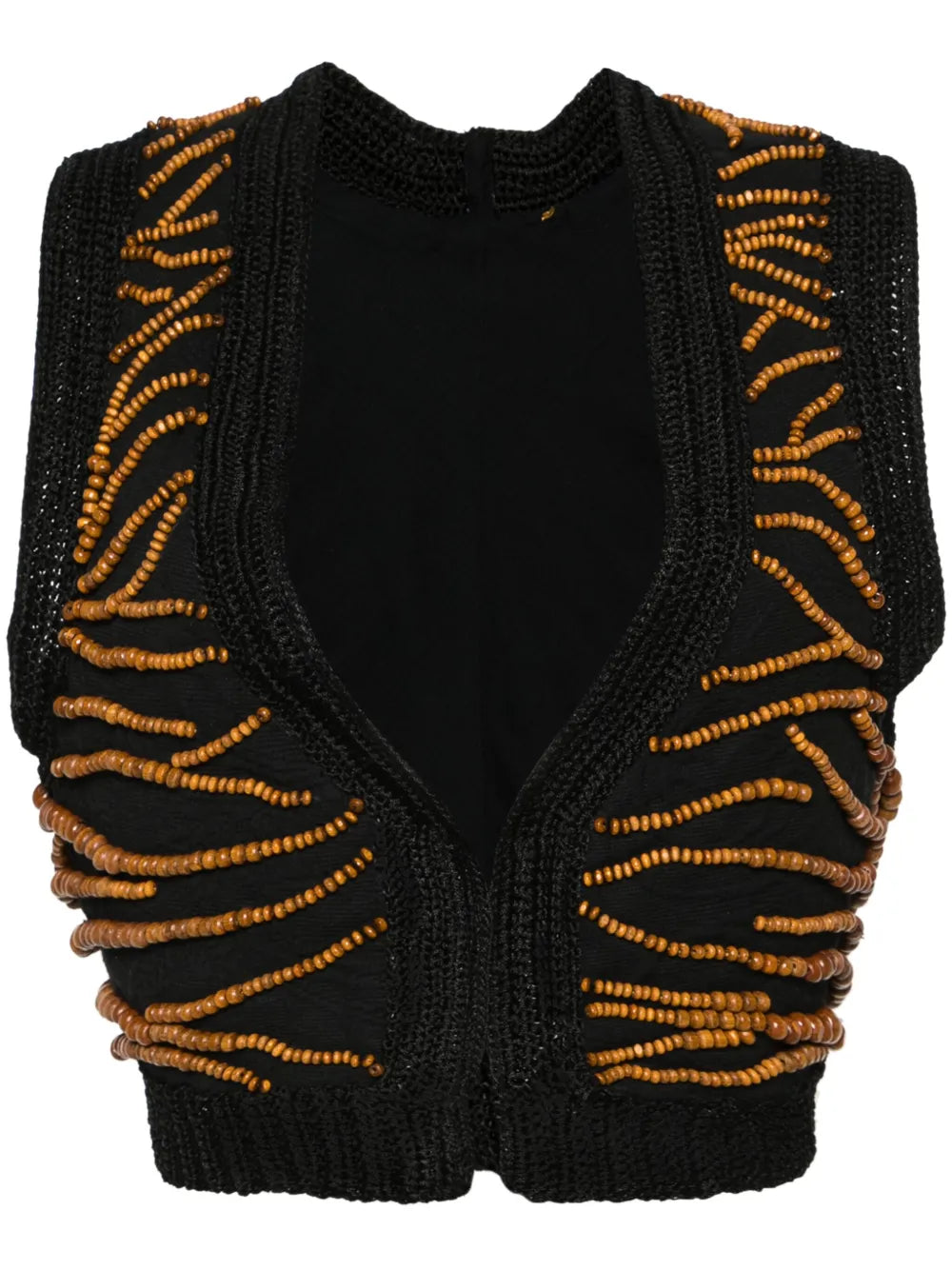 Beaded Crochet Waistcoat