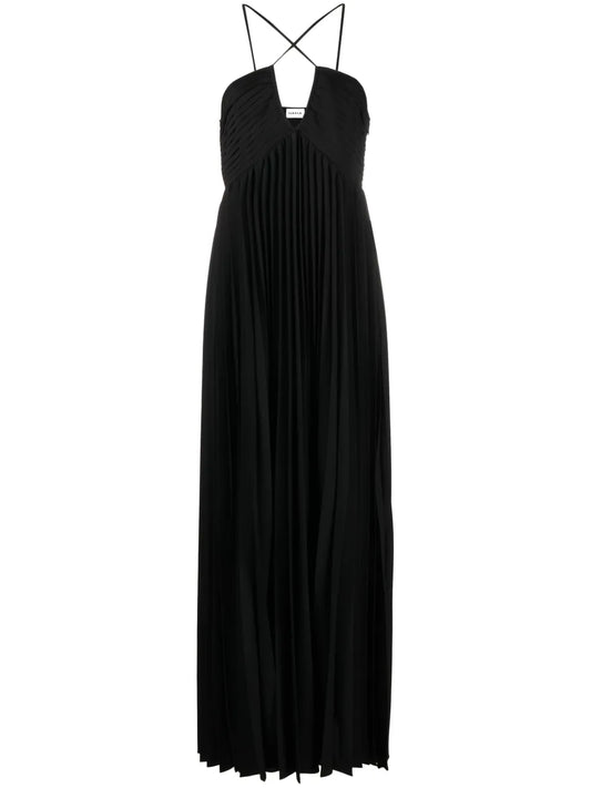 Palmer Pleated Long-Length Dress