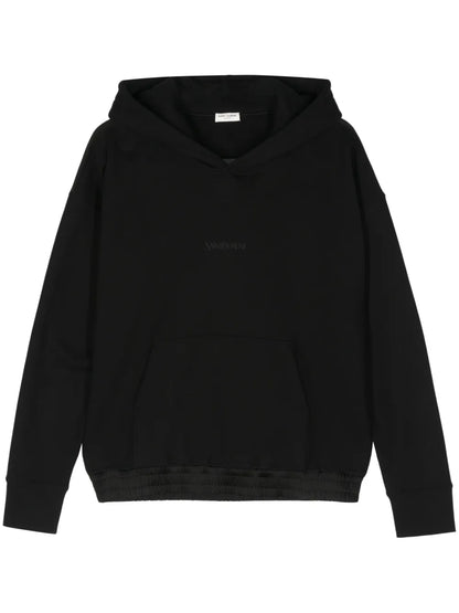 Logo-Embroidered Cotton Hoodie