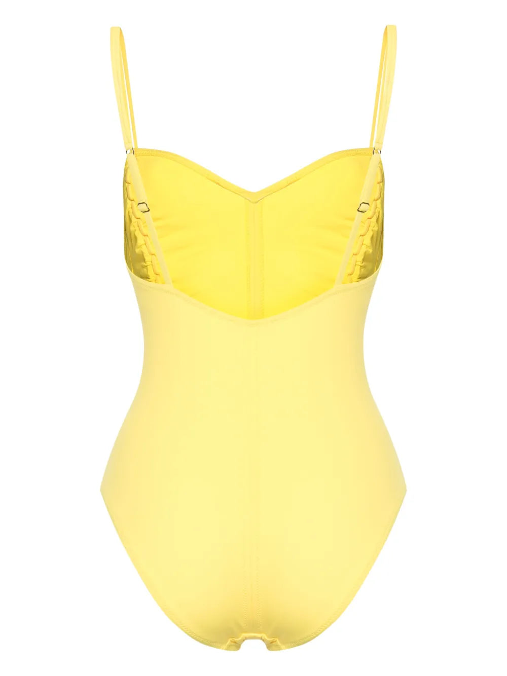 Sweetheart-Neck Ruched Swimsuit