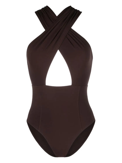 Keiran Plunge-Neck Swimsuit