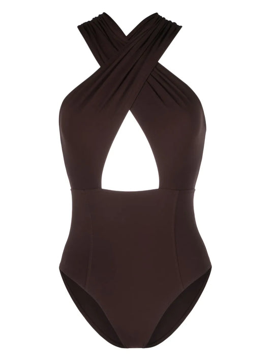 Keiran Plunge-Neck Swimsuit