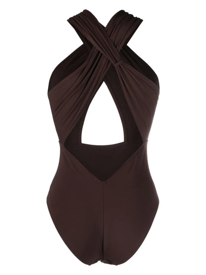 Keiran Plunge-Neck Swimsuit