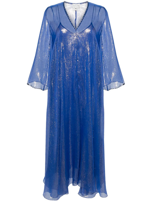 Lurex Kaftan Maxi Dress