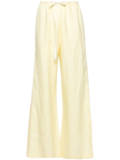 Linen Palazzo Trousers