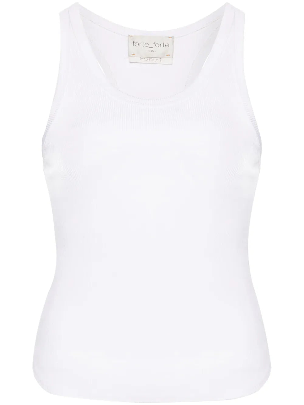 Fine-Ribbed Jersey Tank Top