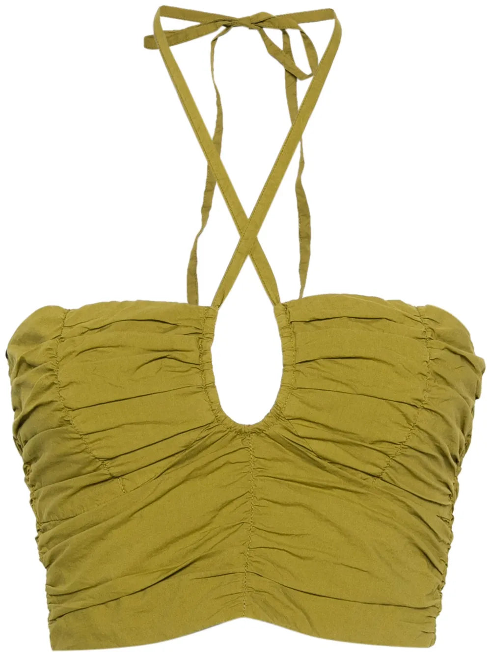 Ruffled Halterneck Top
