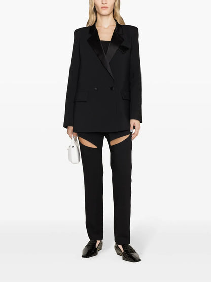 Double-Breasted Wool Blazer