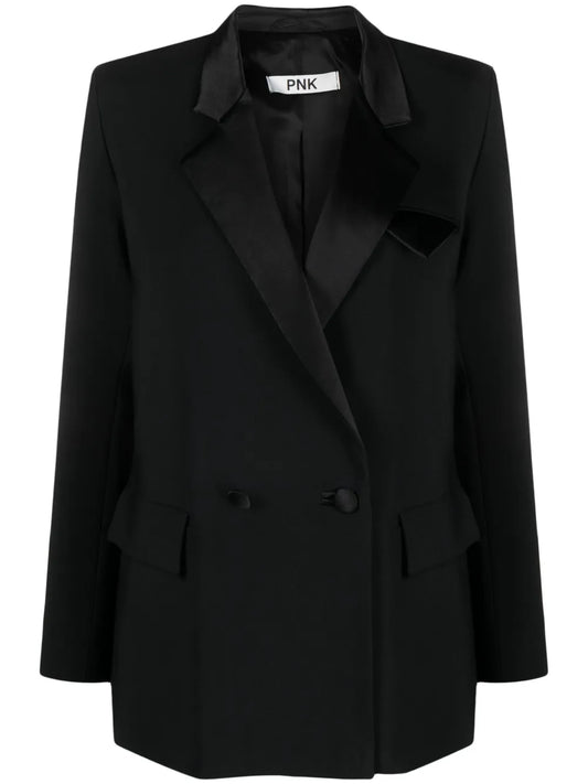 Double-Breasted Wool Blazer