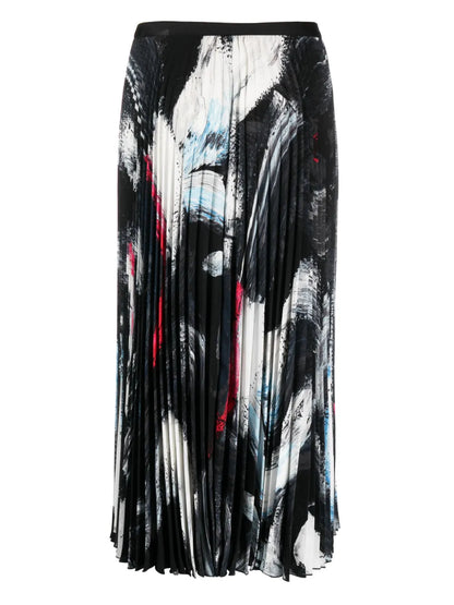 Mykola Pleated Midi Skirt