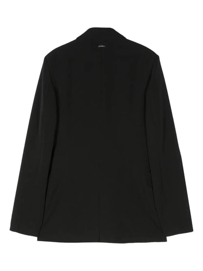 Peak-Lapel Single-Breasted Blazer
