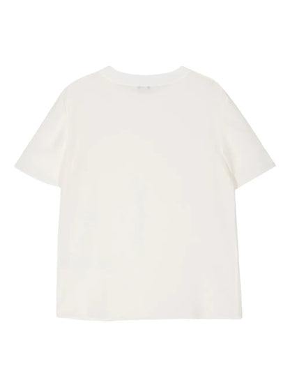 Rubin Crepe-De-Soie Silk T-Shirt