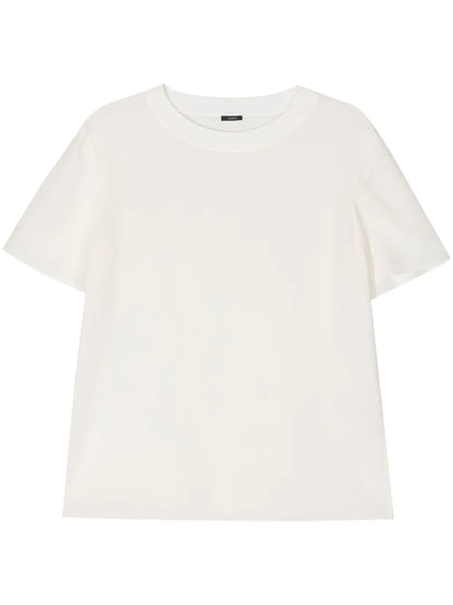 Rubin Crepe-De-Soie Silk T-Shirt