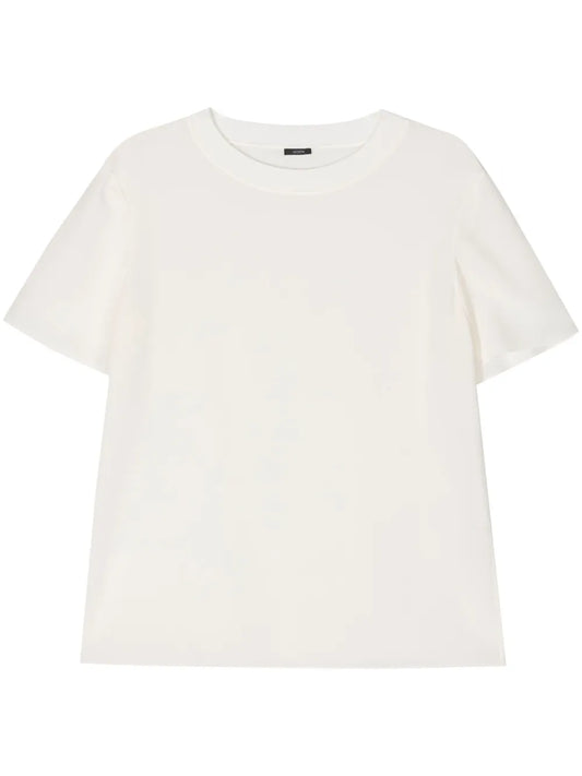 Rubin Crepe-De-Soie Silk T-Shirt