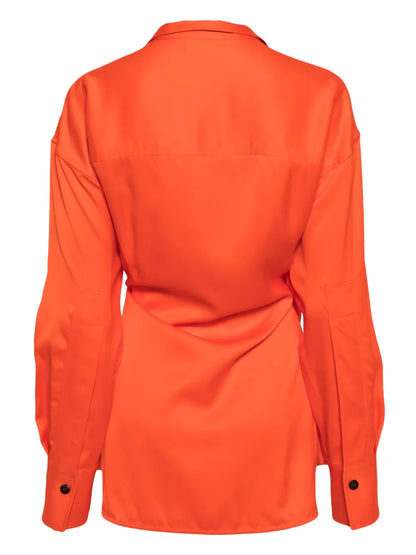 Wrap-Design Blouse