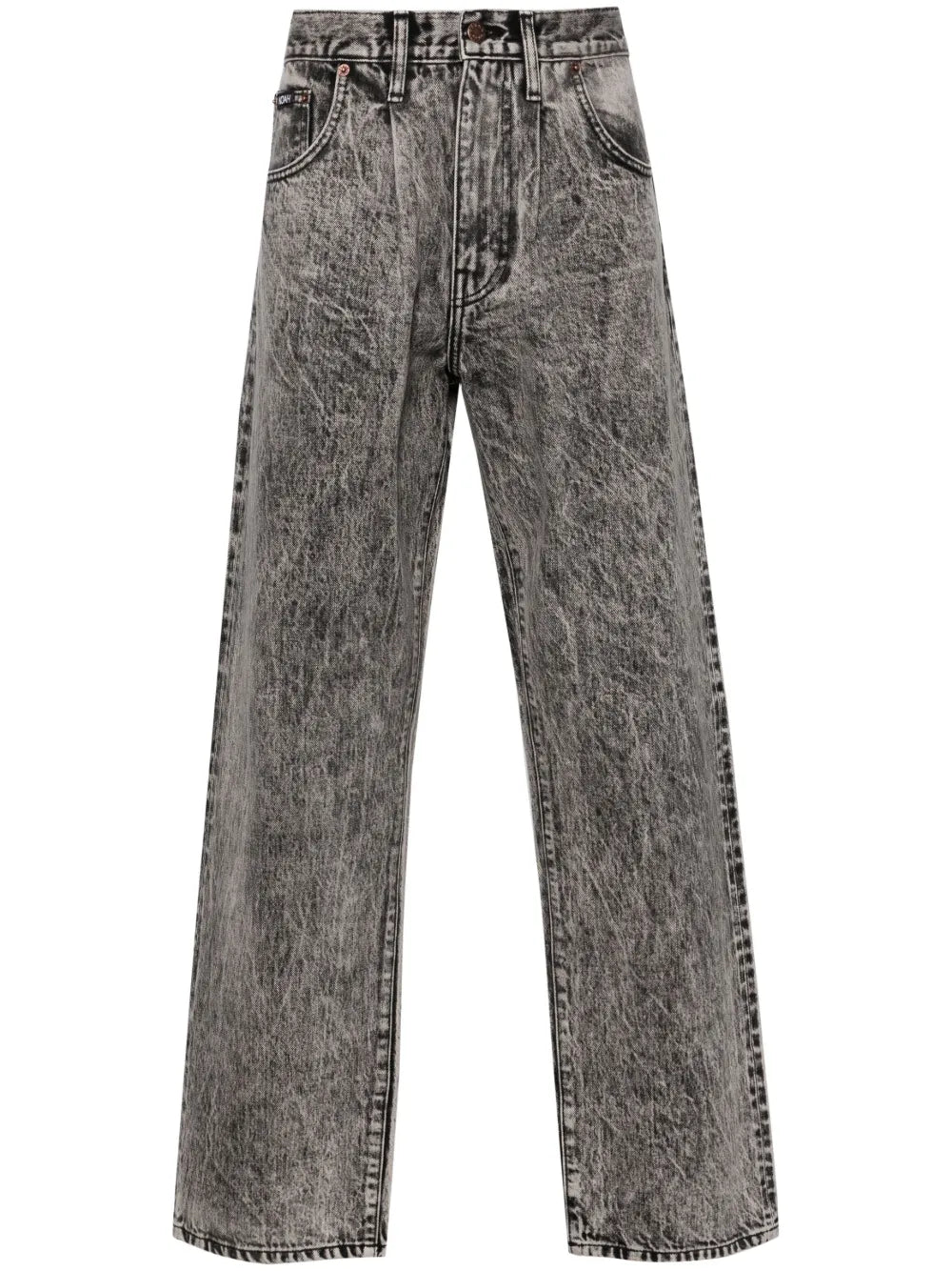 Mid-Rise Straight-Leg Jeans