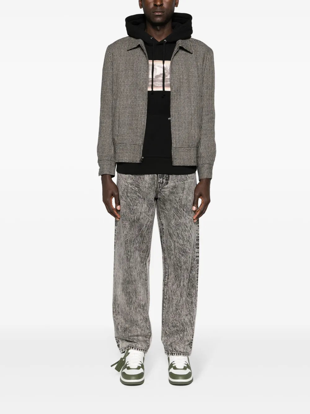 Mid-Rise Straight-Leg Jeans