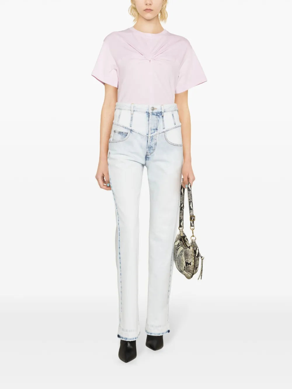 Noemie High-Rise Straight-Leg Jeans