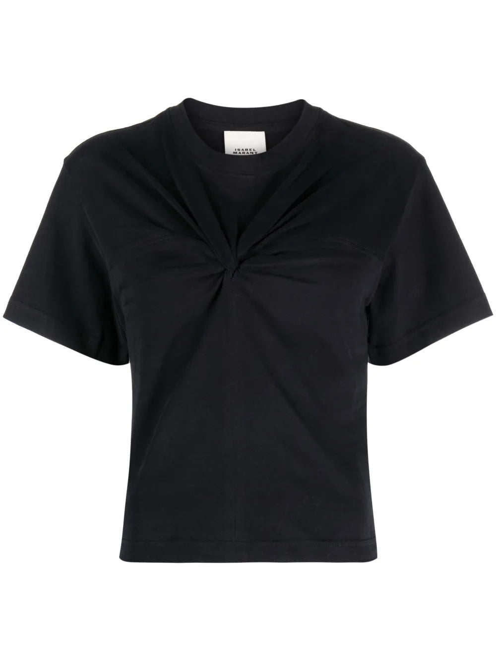 Zuria Knot-Detail Organic Cotton T-Shirt