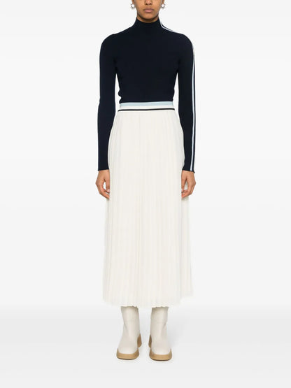 Pleated Midi Skirt
