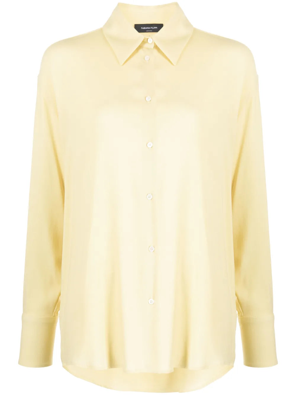 Crepe Semi-Sheer Shirt