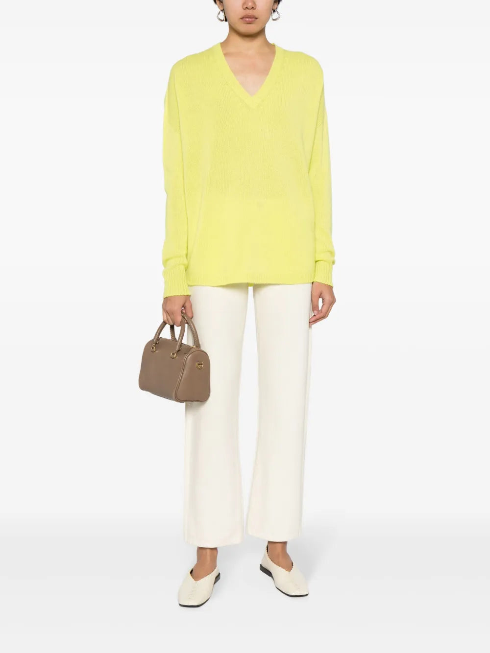 V-Neck Fine-Knit Cashmere Jumper
