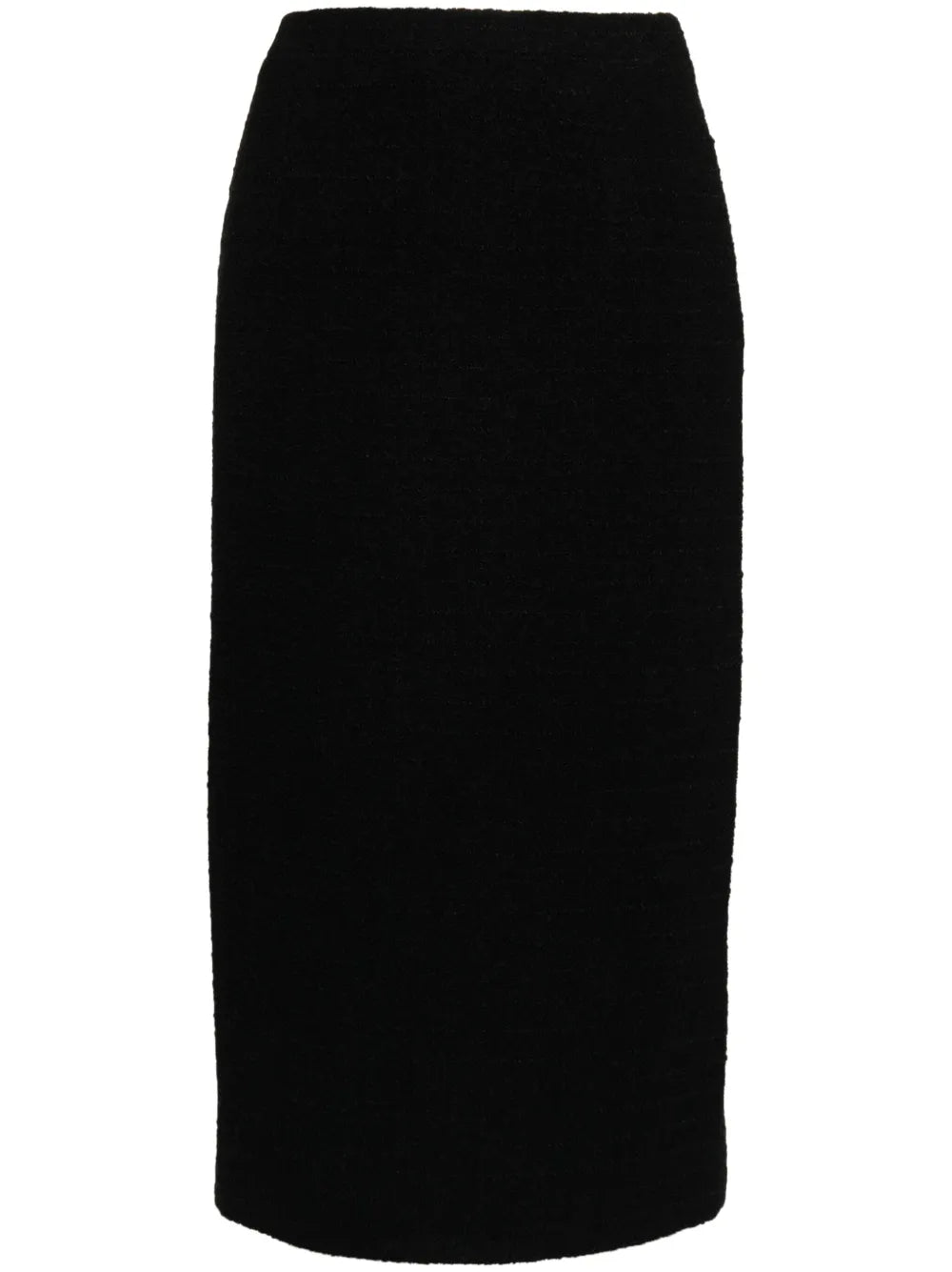 Bouclé Tweed Midi Skirt