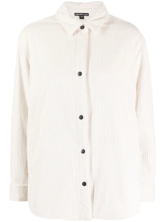 Drop-Shoulder Corduroy Shirt Jacket