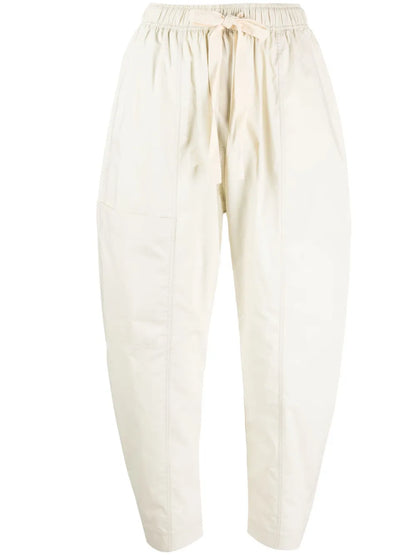 Drawstring Cropped Trousers