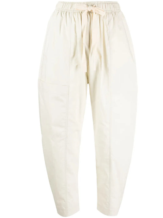 Drawstring Cropped Trousers