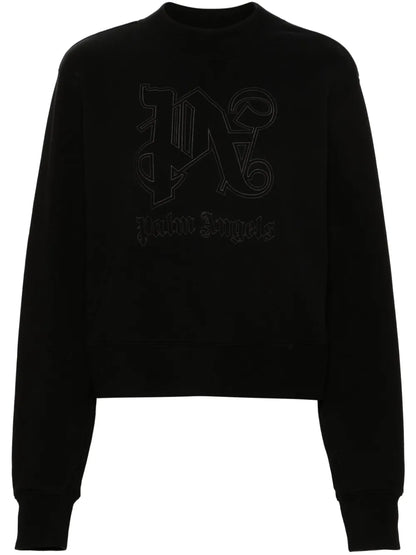 Monogram Statement Cotton Sweatshirt