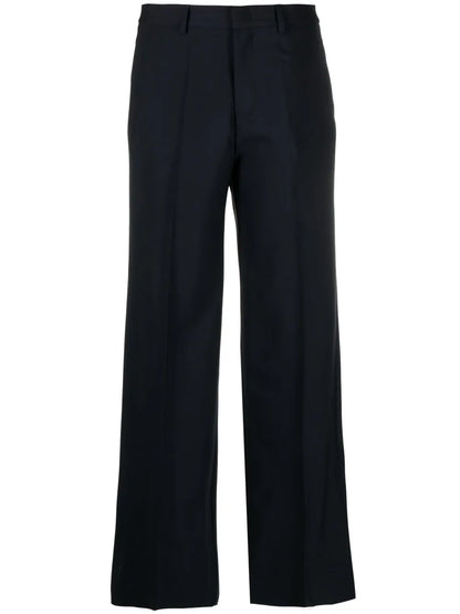High-Waist Wide-Leg Trousers