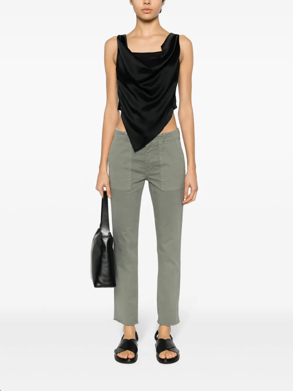 Cropped Chino Trousers