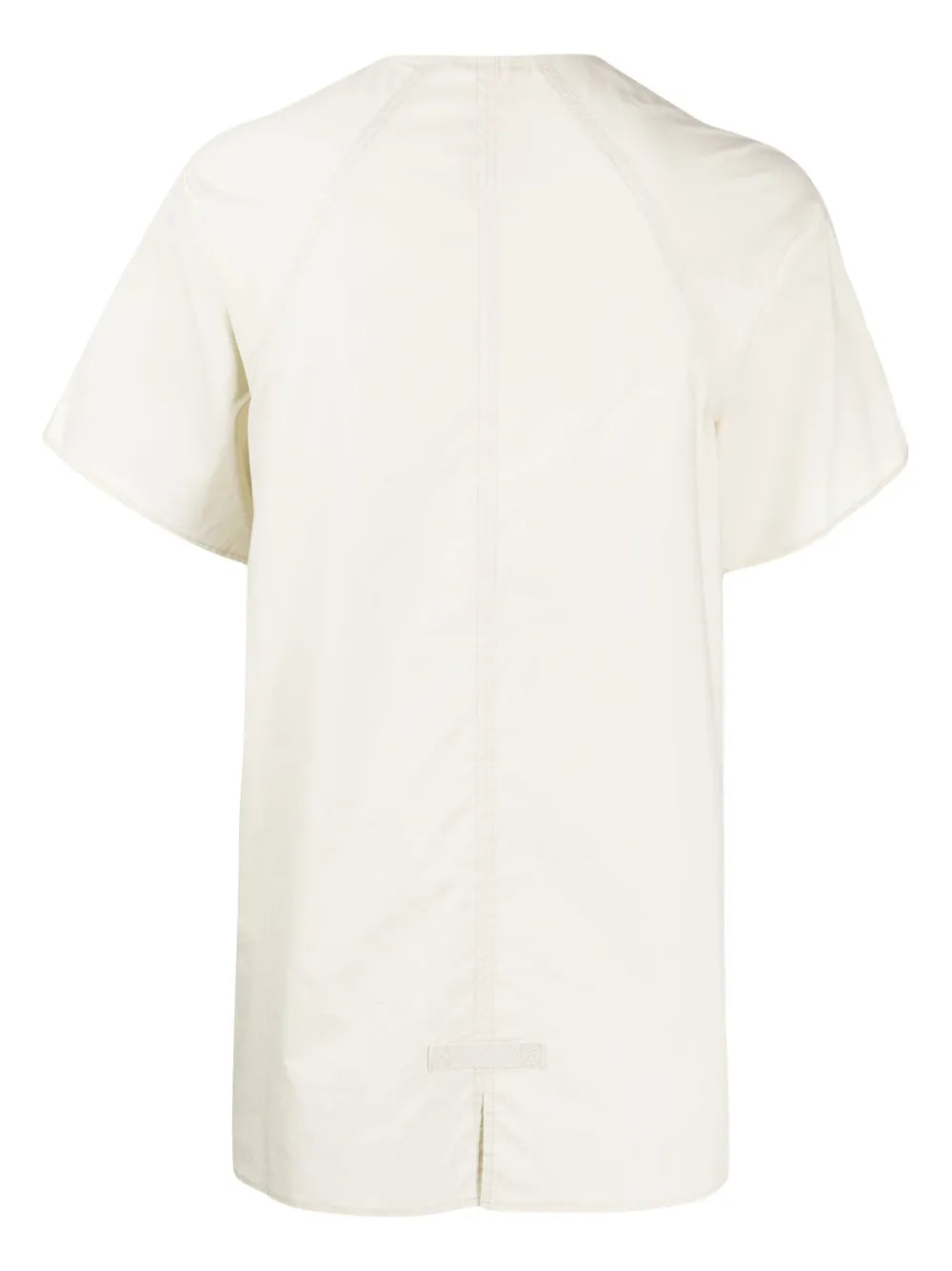 Split-Neck Cotton Blouse