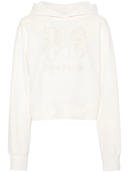 Monogram Statement Cotton Hoodie
